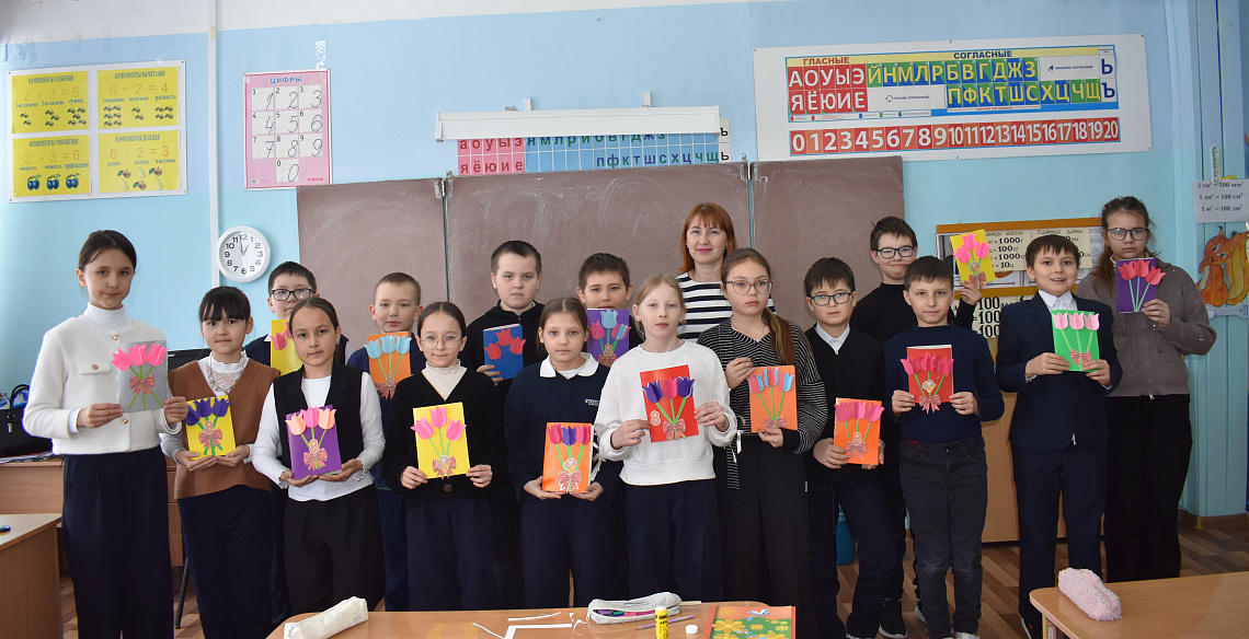 Мастер-класс «Открытка для мамы»